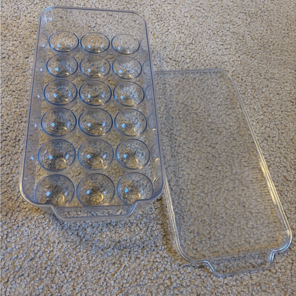 Amazon Transparent 18 ct Egg Holder with Lid